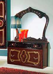 Комод с зеркалом Роза, могано