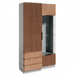 Шкаф-витрина левый Glisse Лилак