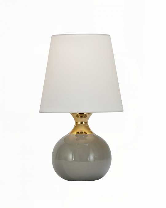 купить настольная лампа "бенсон" с серым керамическим основанием