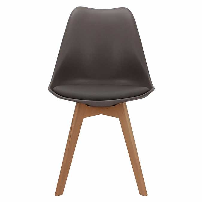 Стул Eames Bon коричневый