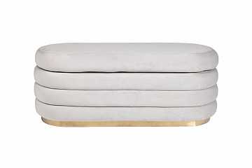 Банкетка Garda велюровая с ящиком