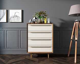 Комод Bruni white на 4 ящика