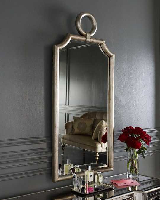 купить зеркало в раме "пьемонт", antique silver/26