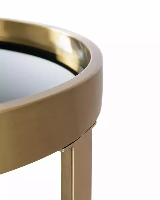 купить черный приставной столик "ульм"