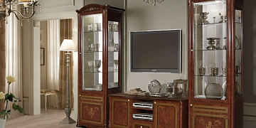 Стенка под ТВ Роза-Талия, орех