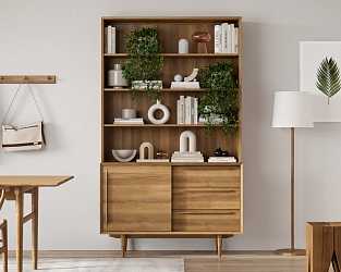 Стеллаж Bruni с дверками