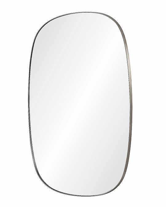 купить серебряное настенное зеркало "вейл"