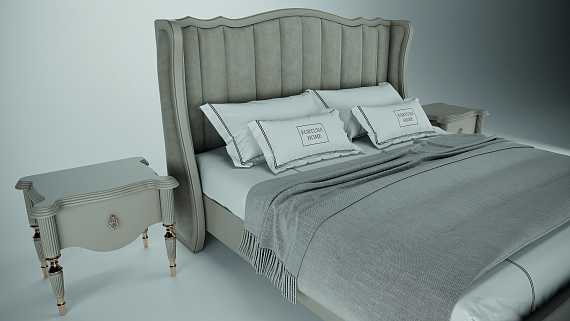 Кровать двуспальная "Милена"