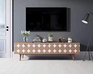 Тумба "Berber" под ТВ с нишей (17 принт)