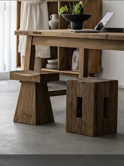 Пуф Wooden Vintage Loft Y609