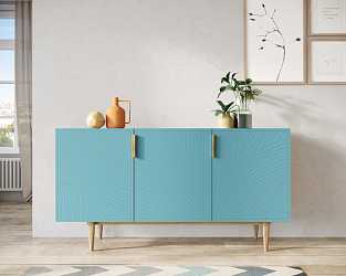 Комод с тремя дверками "Line" blue