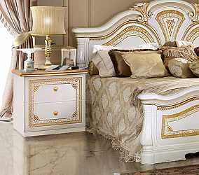 Тумба прикроватная Грация, золото