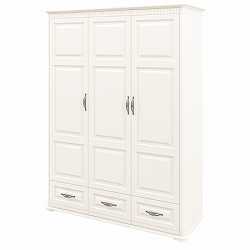 Шкаф для одежды Марсель крем 3-дверный