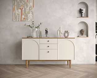 Комод с двумя дверками и ящиками Arka