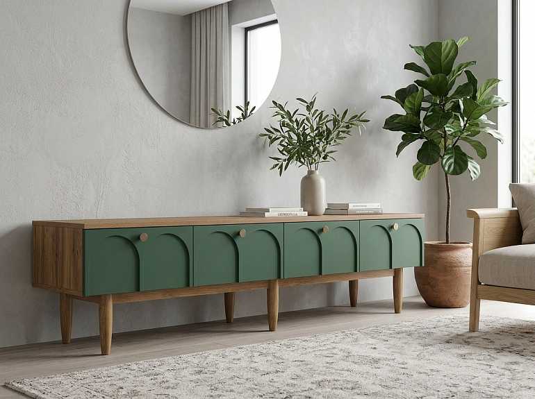 купить комод с четырьмя ящиками arka green