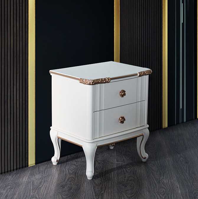 Прикроватная тумба "Мия" крем