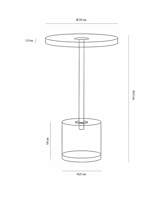 купить приставной столик "юкон"