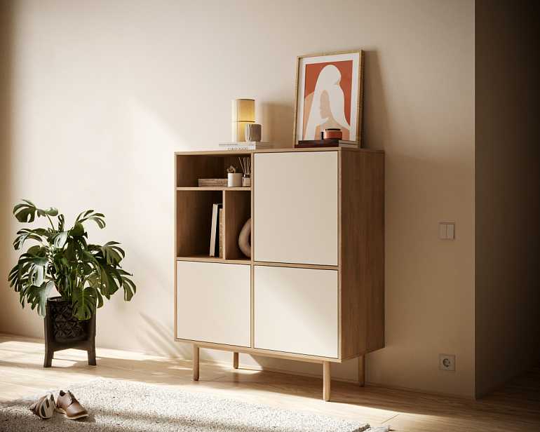 купить комод alice дверками alc08