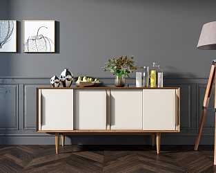 Комод Bruni white с 4 дверками