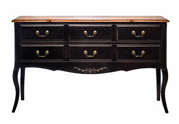 Консоль с ящиками Belveder Black ST9158N