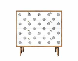 Комод "Berber" с 5 ящиками (35 принт)