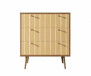 Комод "Berber" с 3 ящиками (43 принт)