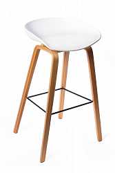 Стул барный Quadro белый