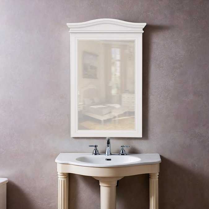 Зеркало настенное Majessa White