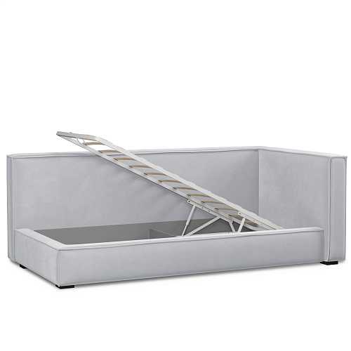 Кровать пристенная K46 синяя