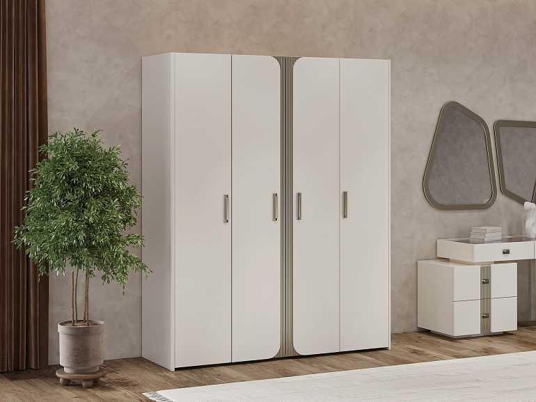 Шкаф четырехдверный "Леонардо" (глухие дверцы)