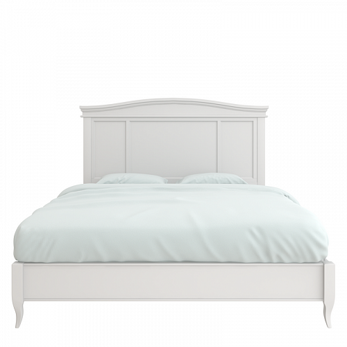 Кровать с жесткой спинкой Majessa White полутороспальная