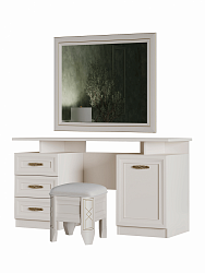 Туалетный столик с зеркалом и пуфом "Оливия"