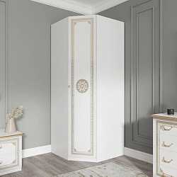 Шкаф угловой Грация, золото