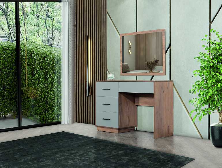 Туалетный столик "Бруклин" с зеркалом