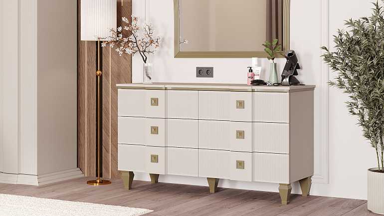 Комод с зеркалом "Каролина"