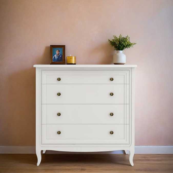 Комод Majessa White 4 ящика