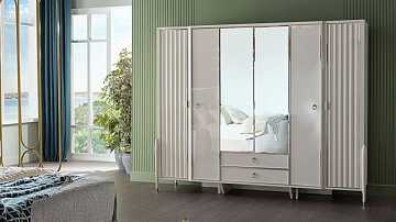 Шкаф шестидверный Gravita ivory