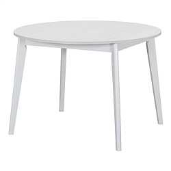 Стол круглый раскладной Oslo белый
