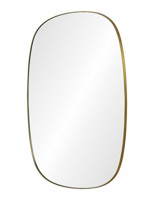 купить золотое настенное зеркало "вейл"