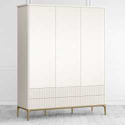 Шкаф трехдверный Primo gold