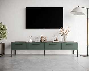 Тумба под ТВ с четырьмя ящиками Nicole green