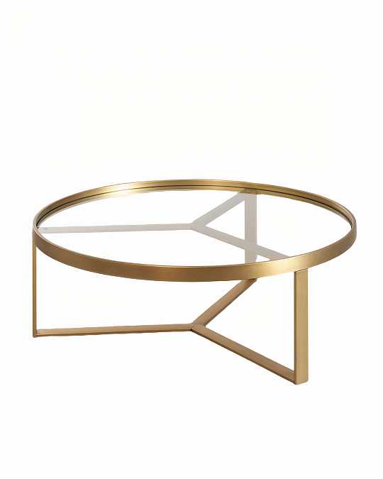 купить золотой журнальный столик "ульм"