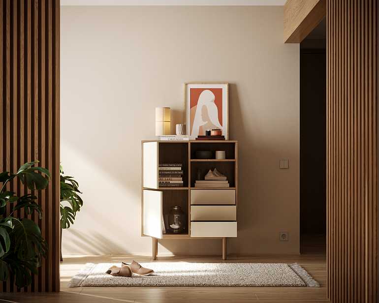 купить комод alice с дверками alc09