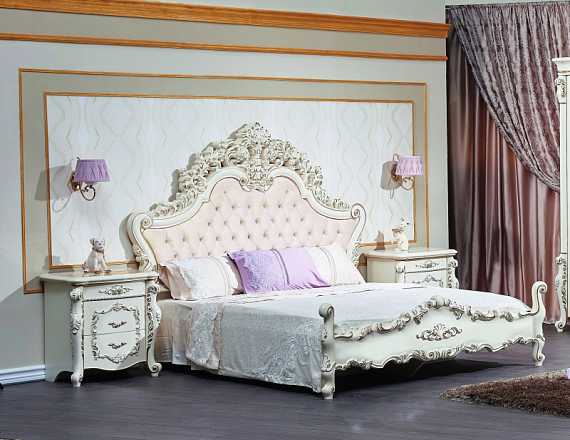 Кровать "Венеция Style" 180*200 (крем)