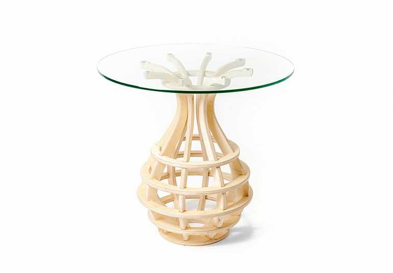 Дизайнерский стол Pineapple (натуральный цвет)
