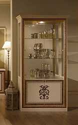 Витрина двухдверная Анита, бежевый