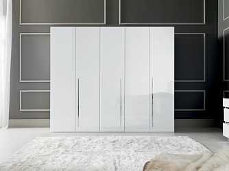 Шкаф Dream White 5-дверный