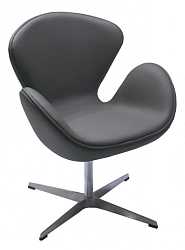 Кресло Swan серое