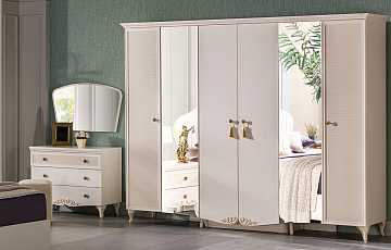 Шкаф шестидверный Perlino