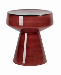 Бордовый приставной столик "Флумс"